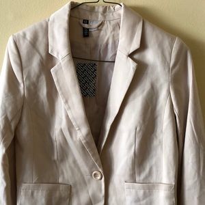 Cream blazer